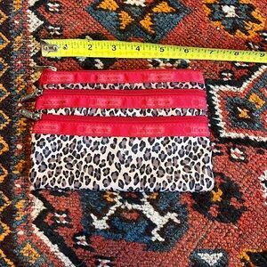 LeSportSac animal print three pocket wallet